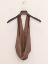 SWAYING 25 Early Autumn Halter Cashmere Vest SW-SW25PF1T16C2-KQ Khaki